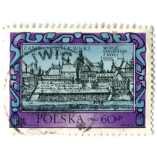 Марка «Королевский замок в Варшаве» 1972 год Польша