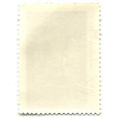 Марка «Краковский игрушечный замок» 1974 год Польша (реверс)