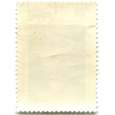 Марка «Девушка с голубем» 1974 год Польша (вид 2)