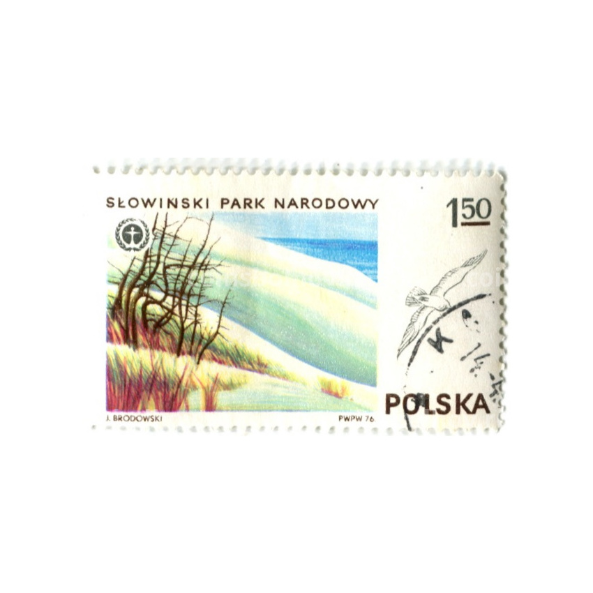 Марка «Словинский национальный парк» 1976 год Польша
