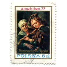 Марка Торенвлит Якоб «Скрипач» 1977 год Польша