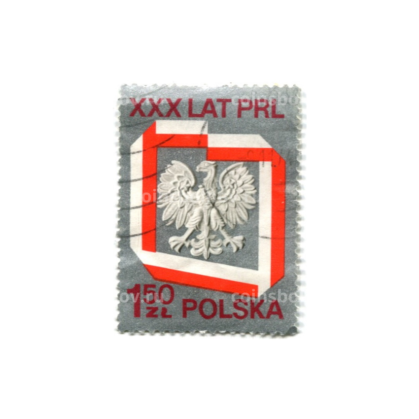 Марка «30-летие народной Польши» 1974 год Польша