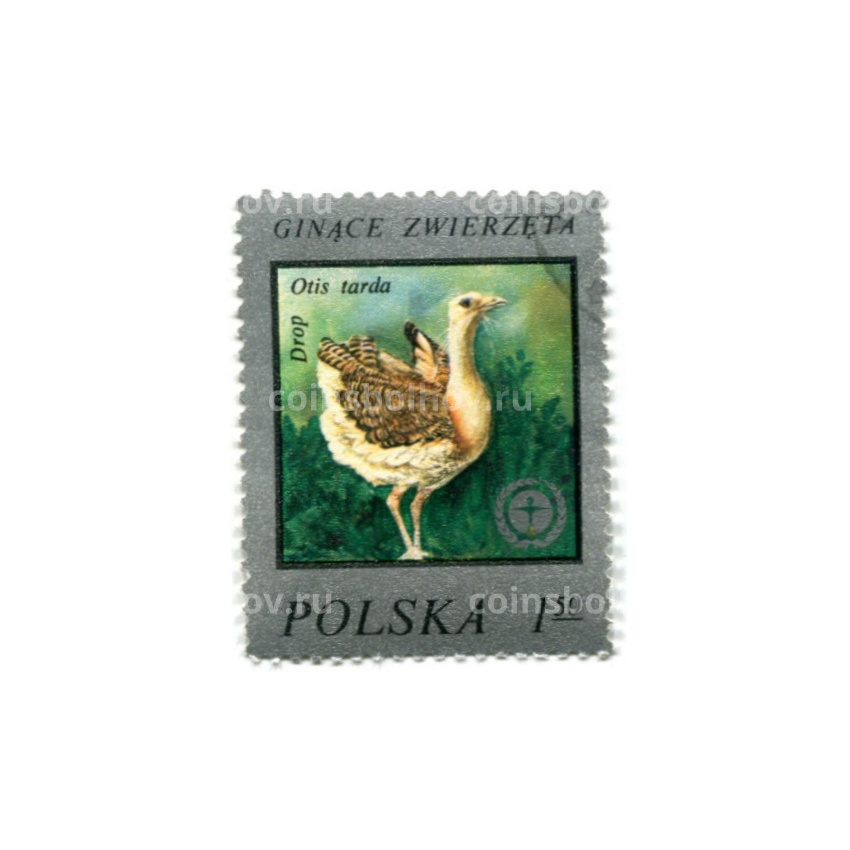 Марка «Дрофа» 1977 год Польша