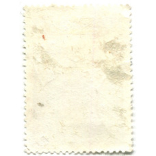 Марка «Костел в Дубно XV век» 1974 год Польша (реверс)