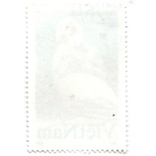 Марка «Индийский журавль» 1991 год Вьетнам (вид 2)