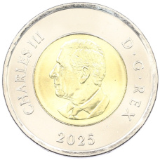 Монета 2 доллара 2025 года Канада «Народная певица Дафна Оджиг» (реверс)