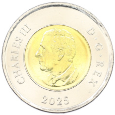 Монета 2 доллара 2025 года Канада «Народная певица Дафна Оджиг» (Цветное покрытие) (реверс)