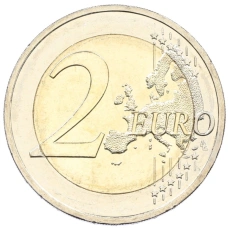 Монета 2 евро 2025 года D Германия «35 лет объединению Германии» (реверс)