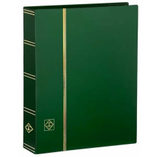 Альбом для марок на 32 страницы Einsteckbuch BASIC S32/5 Зеленый LEUCHTTURM 339366 (аверс)