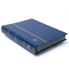 Альбом для марок на 32 страницы Einsteckbuch BASIC S32/5 Синий LEUCHTTURM 339365 (реверс)
