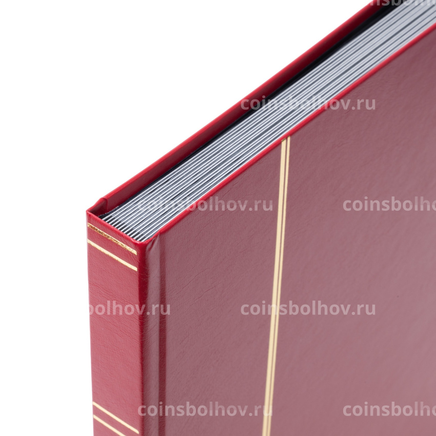 Альбом для марок на 32 страницы Einsteckbuch BASIC S32/5 Красный LEUCHTTURM 339362 (вид 3)