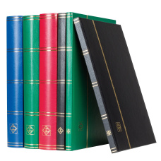 Альбом для марок на 32 страницы Stockbook BASIC S32 Черный LEUCHTTURM 332685 (аверс)