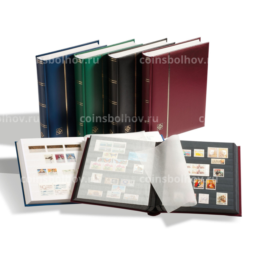 Альбом для марок на 32 страницы Einsteckbuch COMFORT S32 Черный LEUCHTTURM 339252