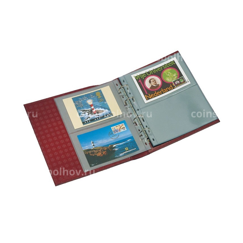 Альбом для монет без листов — формат «Optima», Черный LEUCHTTURM 307682 (вид 2)