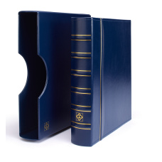 Альбом для монет без листов с защитным шубером формата «Grande» Синий LEUCHTTURM 301687 (аверс)