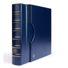 Альбом для монет без листов с защитным шубером формата «Grande» Синий LEUCHTTURM 301687 (реверс)
