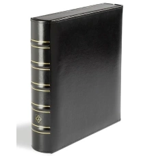 Альбом для монет без листов с защитным шубером — формат «Optima», Черный LEUCHTTURM 324423 (реверс)
