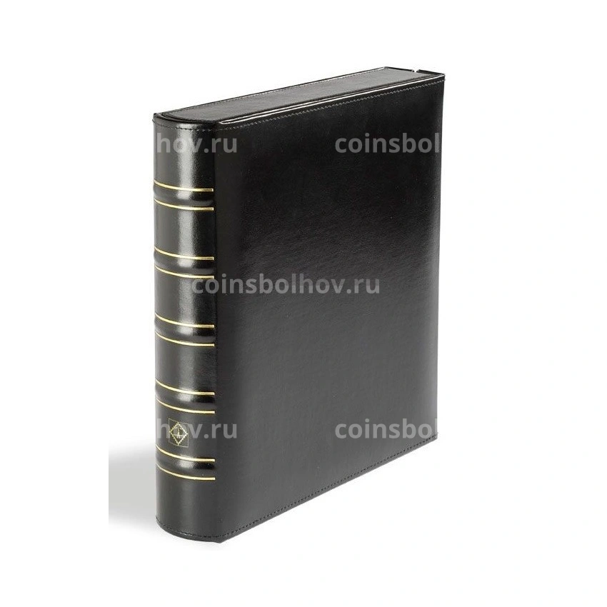Альбом для монет без листов с защитным шубером — формат «Optima», Черный LEUCHTTURM 324423 (вид 2)