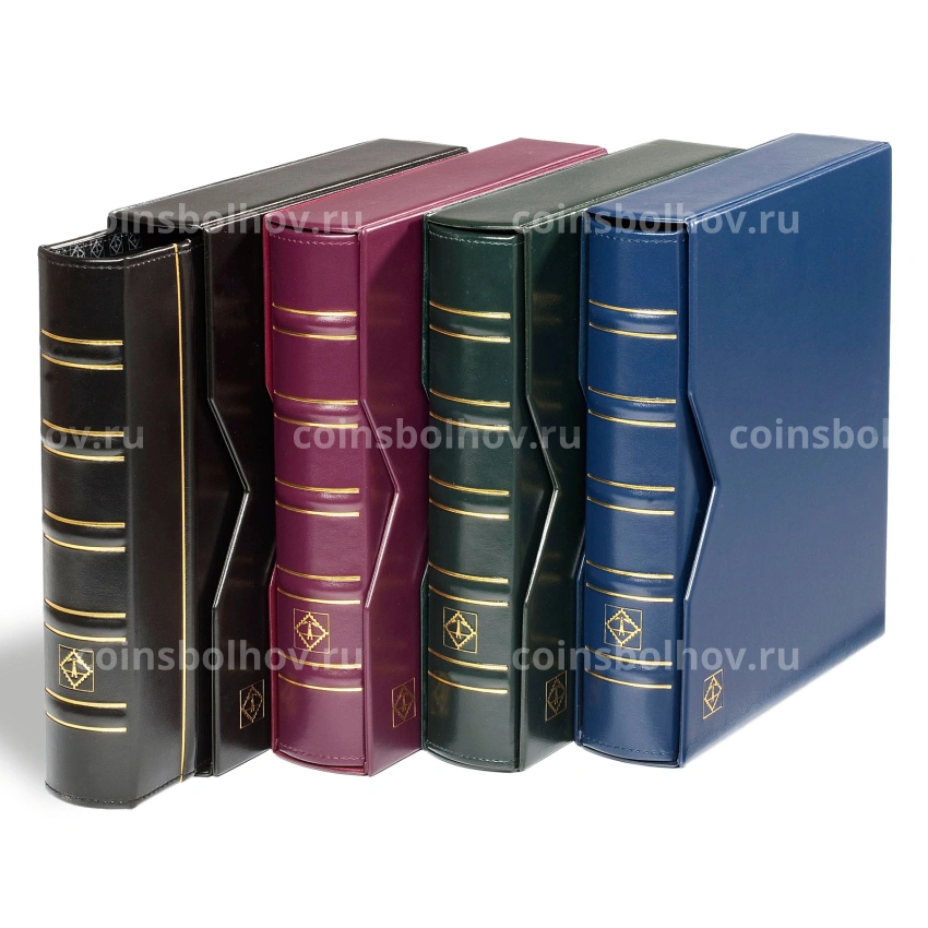 Альбом для монет без листов с защитным шубером — формат «Optima», Черный LEUCHTTURM 324423 (вид 3)