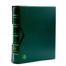 Альбом для монет с 10 листами и защитным шубером формата «Optima», Зеленый LEUCHTTURM 320397 (аверс)