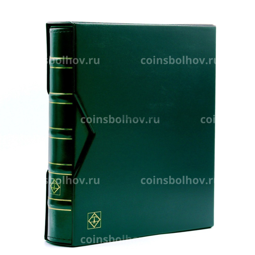 Альбом для монет с 10 листами и защитным шубером формата «Optima», Зеленый LEUCHTTURM 320397