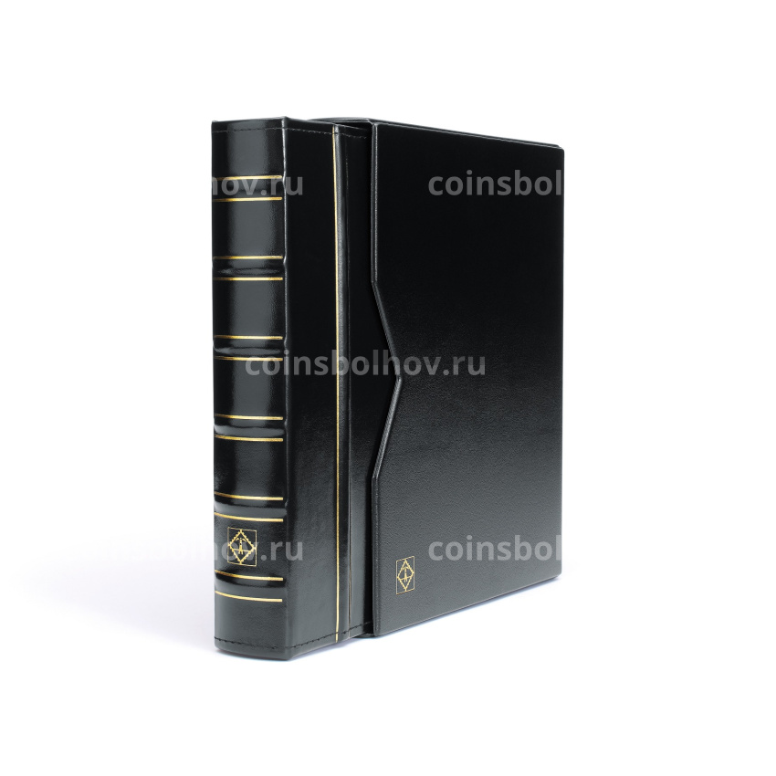 Альбом для монет VARIO Ringbinder CL-Set без листов с защитным шубером Черный LEUCHTTURM 360983 (вид 2)