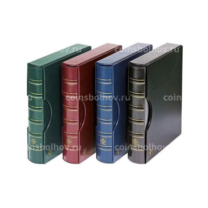 Альбом для монет VARIO Ringbinder CL-Set без листов с защитным шубером Черный LEUCHTTURM 360983 (вид 3)