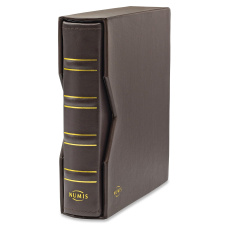 Альбом кожаный для монет без листов с защитным шубером формат «Numis» Коричневый  LEUCHTTURM 311809 (аверс)