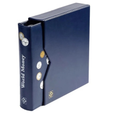 Альбом для монет «World money» с 5 листами и защитным шубером формата «Optima» Синий LEUCHTTURM 344959 (вид 2)