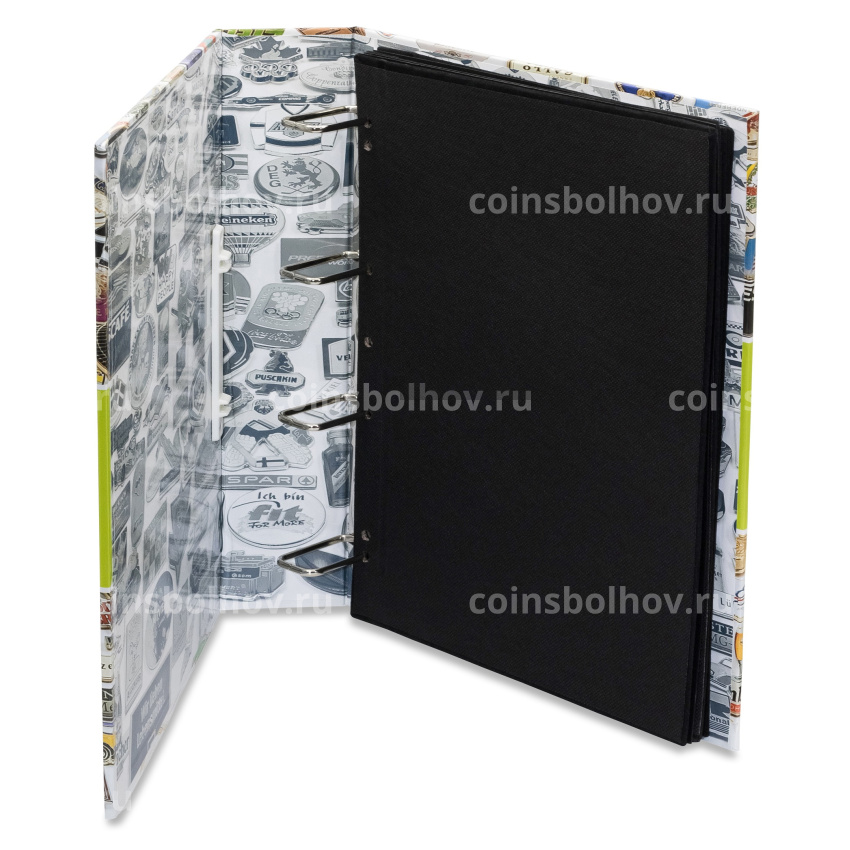 Альбом для значков с 4-мя бархатными листами LEUCHTTURM 342616 (вид 2)