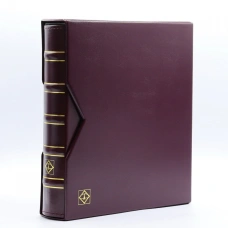 Альбом для монет с 10 листами и защитным шубером формат «Optima» Красный Классический дизайн LEUCHTTURM 331276 (аверс)