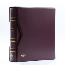 Альбом для монет с 5 листами с защитным шубером формат «Numis» Красный Классический дизайн LEUCHTTURM 327836 (аверс)