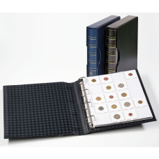 Альбом для монет с 10 листами для 200 ячеек и защитным шубером формата Grande Черный LEUCHTTURM 343349