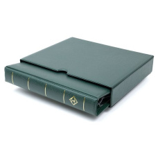 Альбом для монет без листов с защитным шубером — формат «Optima F» Зеленый LEUCHTTURM 312210 (вид 2)