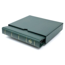 Альбом для монет без листов с защитным шубером — формат «Optima F» Зеленый LEUCHTTURM 312210 (реверс)