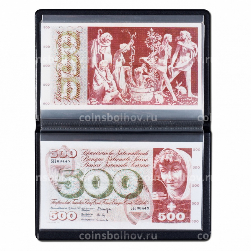Карманный альбом для банкнот на 20 ячеек (210х125 мм) LEUCHTTURM 347372 (вид 2)