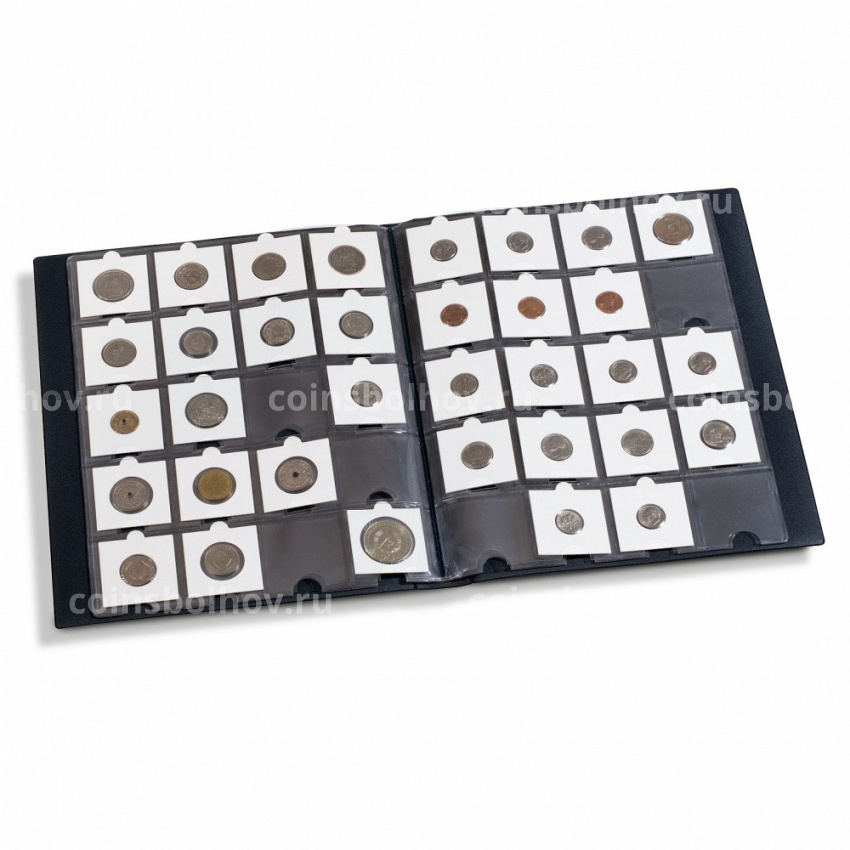 Альбом для монет в холдерах на 200 ячеек LEUCHTTURM 345988 (вид 3)