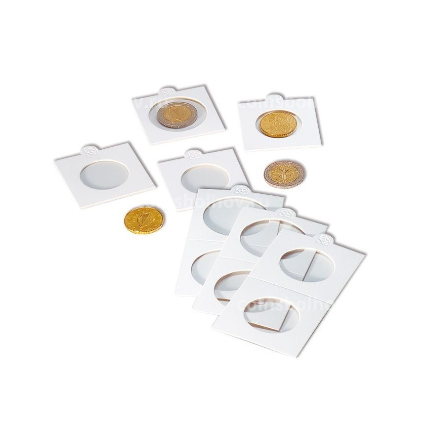 Холдер самоклеящийся для монет диаметром до 27.5 мм (LEUCHTTURM 308858)