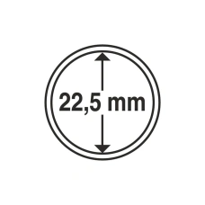 Капсула «CAPS» для монет диаметром до 22.5 мм LEUCHTTURM 320006 (аверс)