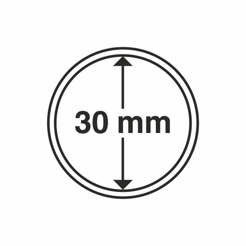 Капсула «CAPS» для монет диаметром до 30 мм LEUCHTTURM 330370