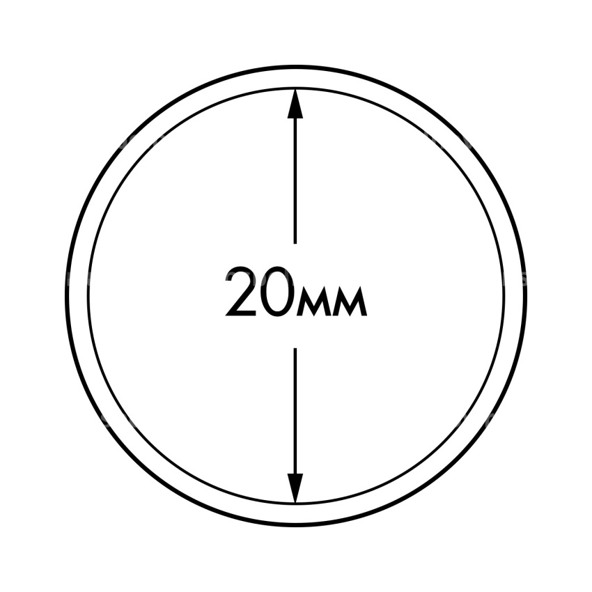 Капсула «ULTRA» для монет диаметром до 20 мм LEUCHTTURM 345022