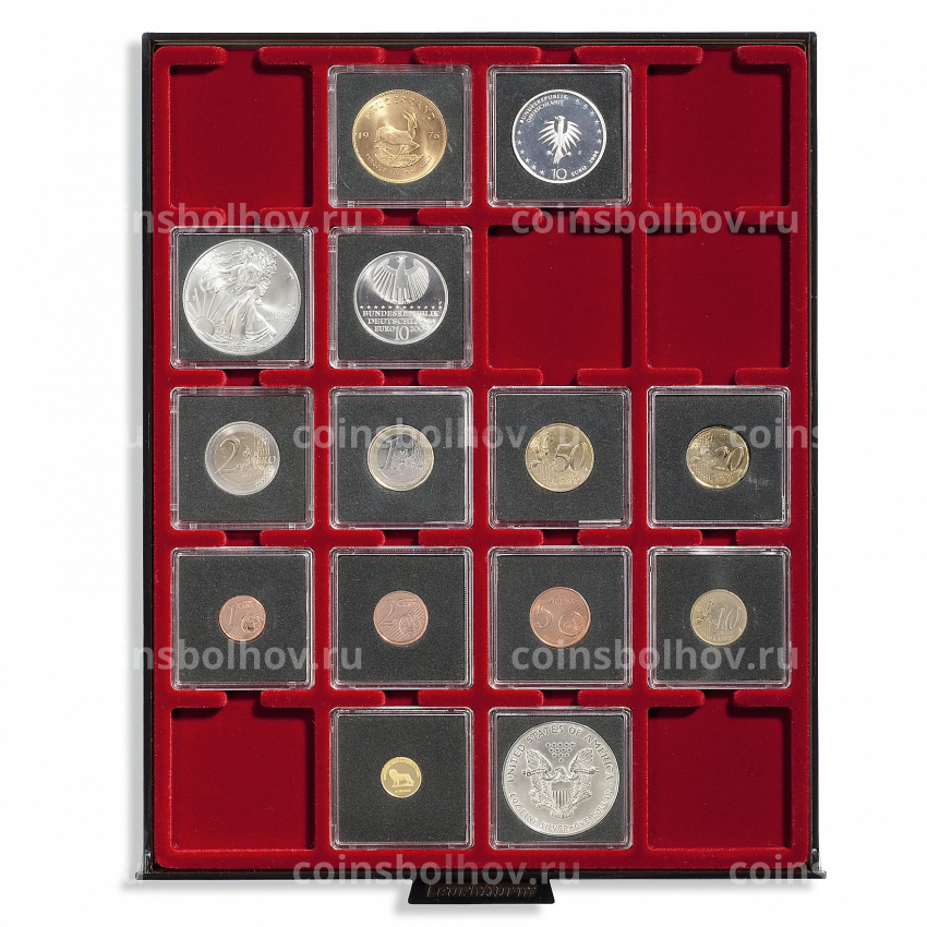 Квадратная капсула «QUADRUM» для монет диаметром до 25 мм LEUCHTTURM 331951 (вид 3)