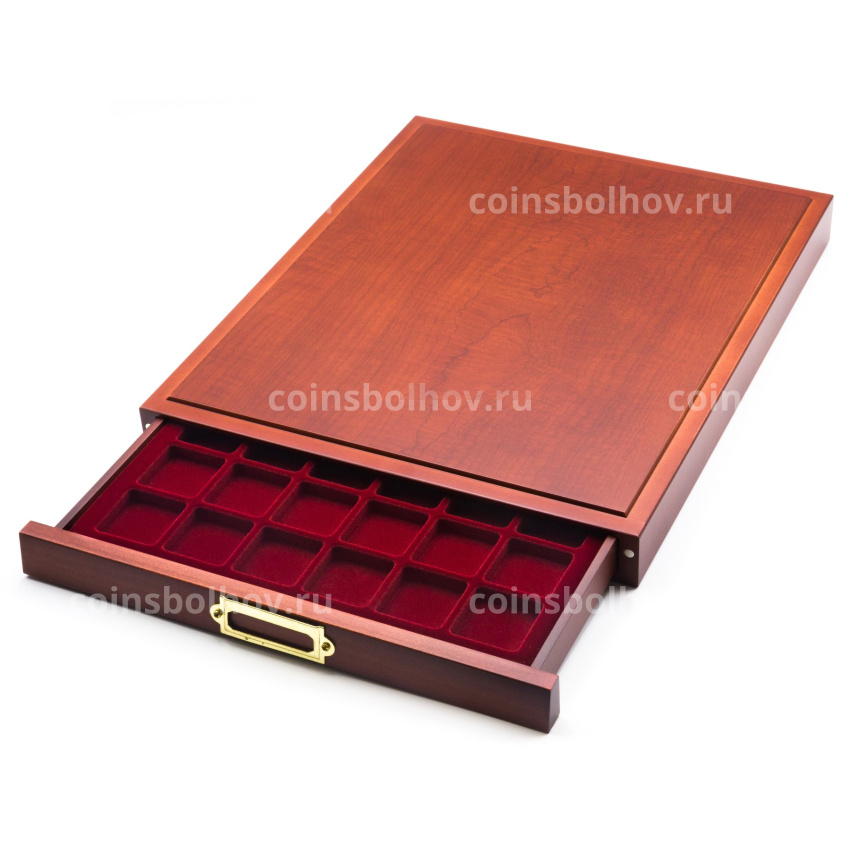 Кассета «Lignum» на 48 квадратных ячеек размером 30х30 мм LEUCHTTURM 327395 (вид 2)