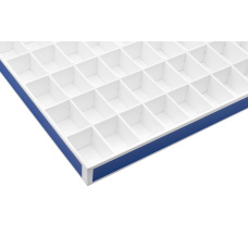 Демонстрационный бокс (витрина) на 60 ячеек Синий LEUCHTTURM 344051 (вид 2)