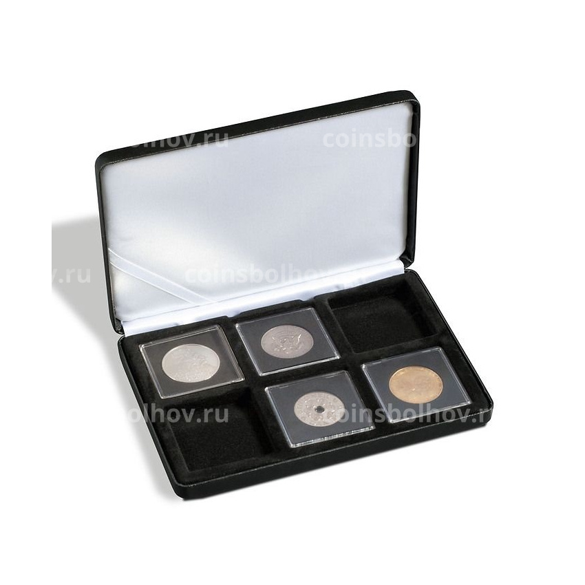 Футляр для 6 капсул QUADRUM NOBILE Черный LEUCHTTURM 339267