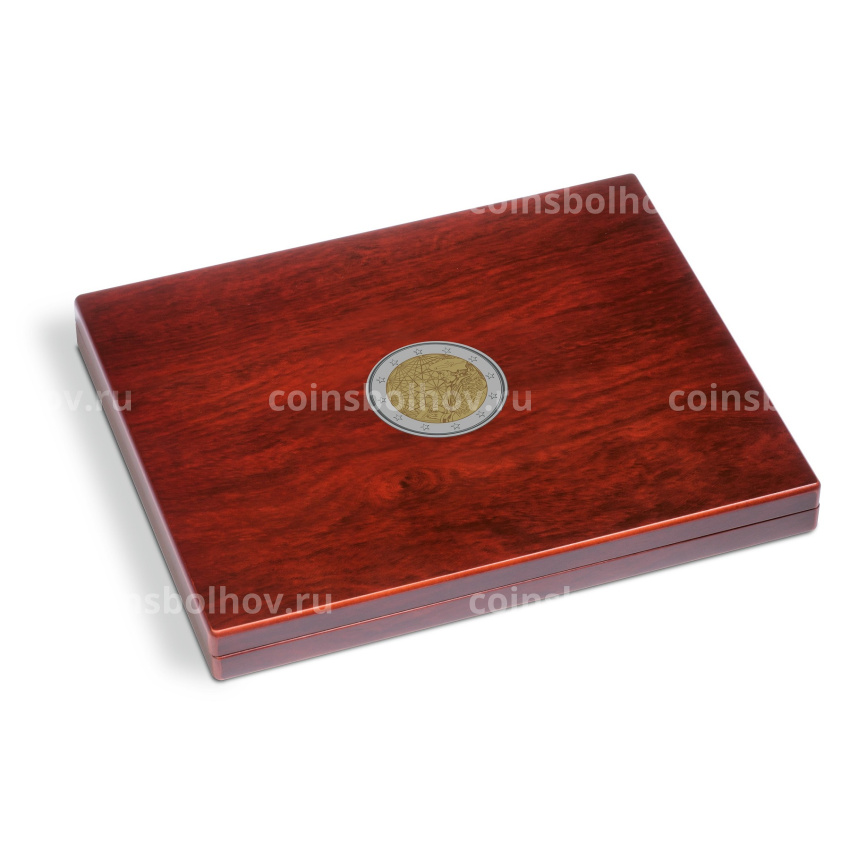 Футляр (коробка) на 23 монеты номиналом 2 евро VOLTERRA UNO Erasmus 2022 LEUCHTTURM 365454 (вид 2)
