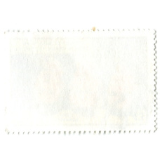 Марка «»Б. Егоров, К. Феоктистов, В. Комаров» 20 лет первого полета человека в космосе» 1981 год Куба (реверс)