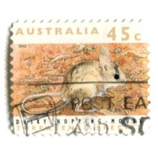 Марка «Тушканчиковая мышь» 1992 год Австралия