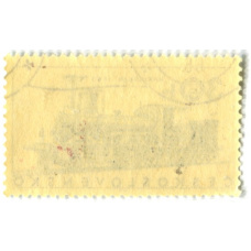 Марка «Паровоз Карлштейн 1865 год» 1965 год Чехословакия (вид 2)