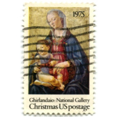 Марка «Pождество» 1975 год США